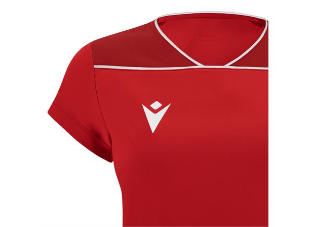 Zinc Womens Match Day Shirt RED/WHT S Teknisk spillerdrakt til dame 