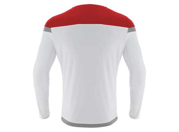 Titan Shirt Longsleeve WHT/RED XS Langarmet teknisk skjorte - Unisex 